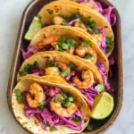Chili Lime Shrimp Tacos With Cabbage Slaw