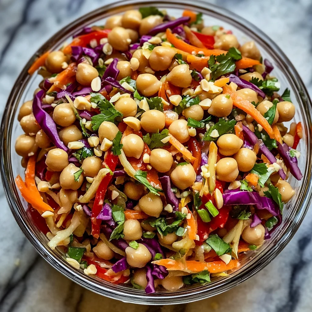 Crunchy Thai Chickpea Salad Recipe