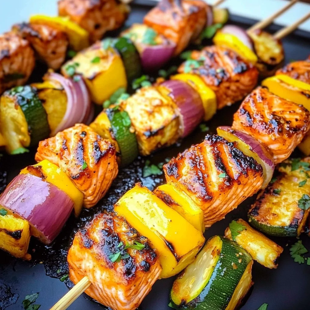 Curry King Salmon Kabob Recipe