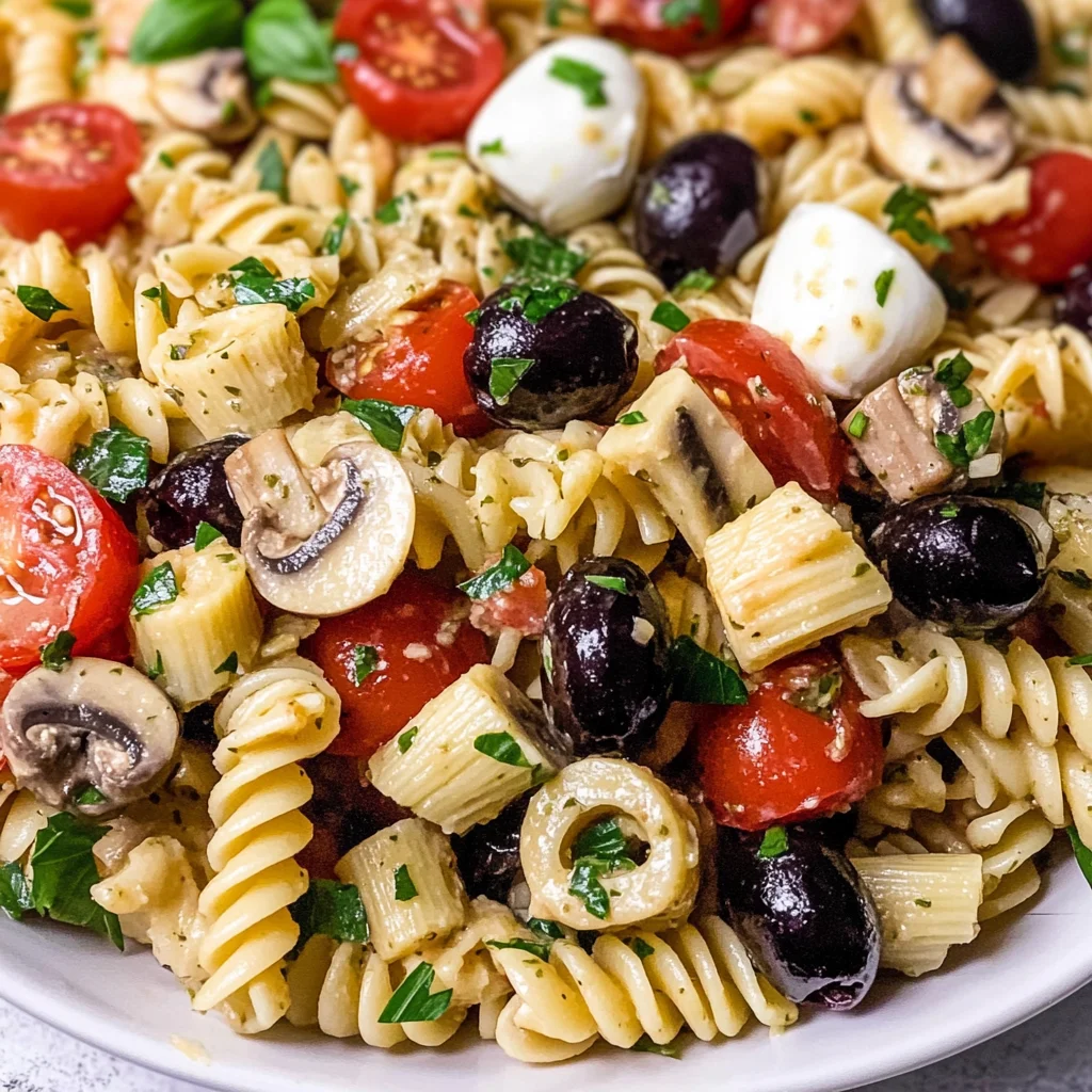 Easy Italian Antipasto Pasta Salad Recipe