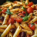 Easy One Pot Mediterranean Pasta That Bursts with Bold Flavors