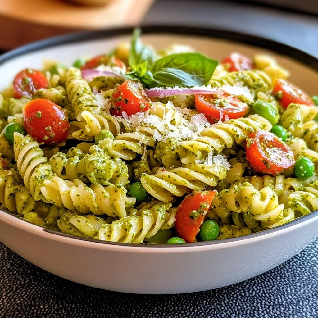 Easy Pesto Pasta Salad