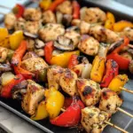 Garlic Herb Chicken Kabobs