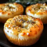 Golden Crust Garlic Rosemary Focaccia Muffins You'll Love