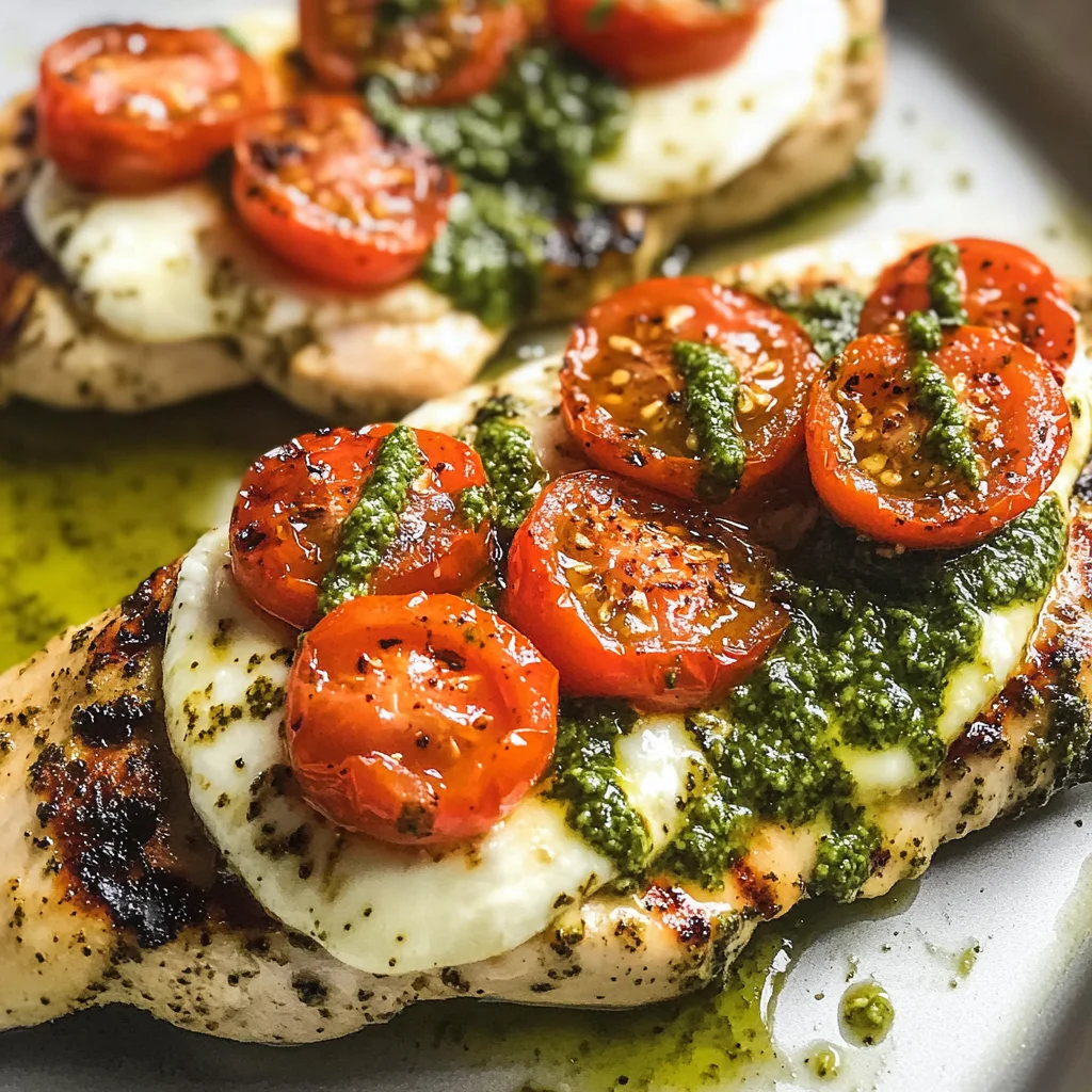 Grilled Chicken Margherita