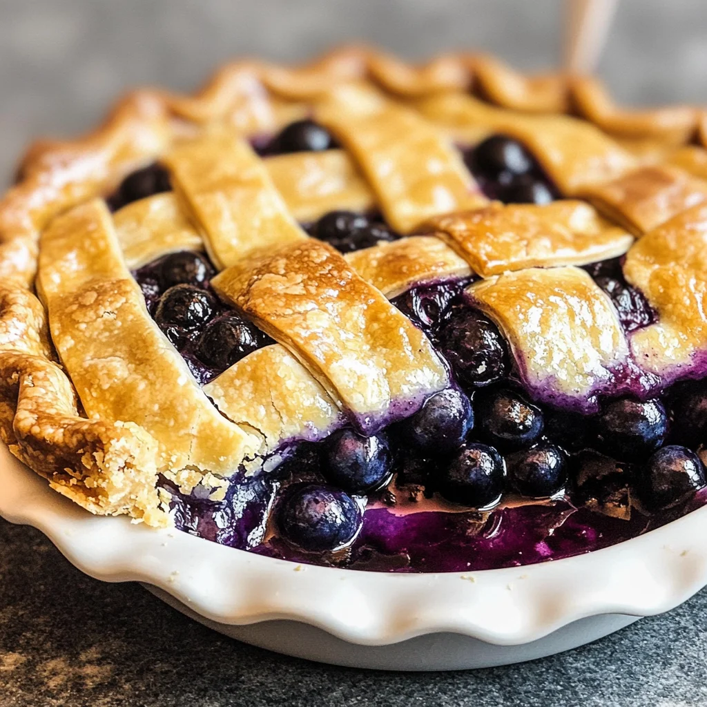 Homemade Blueberry Pie Recipe
