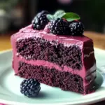 Indulge in Irresistible Blackberry Velvet Cake Bliss