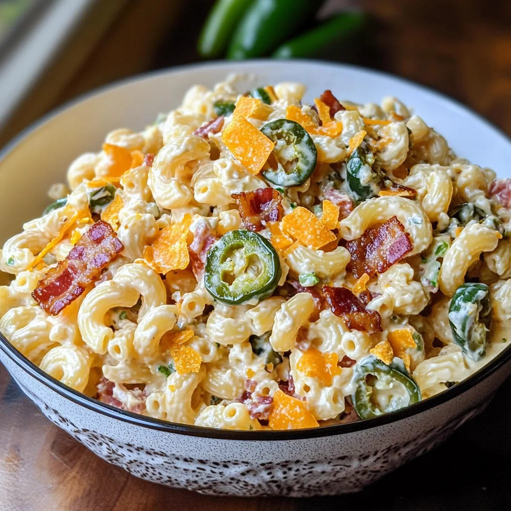 Jalapeño Popper Macaroni Salad Recipe