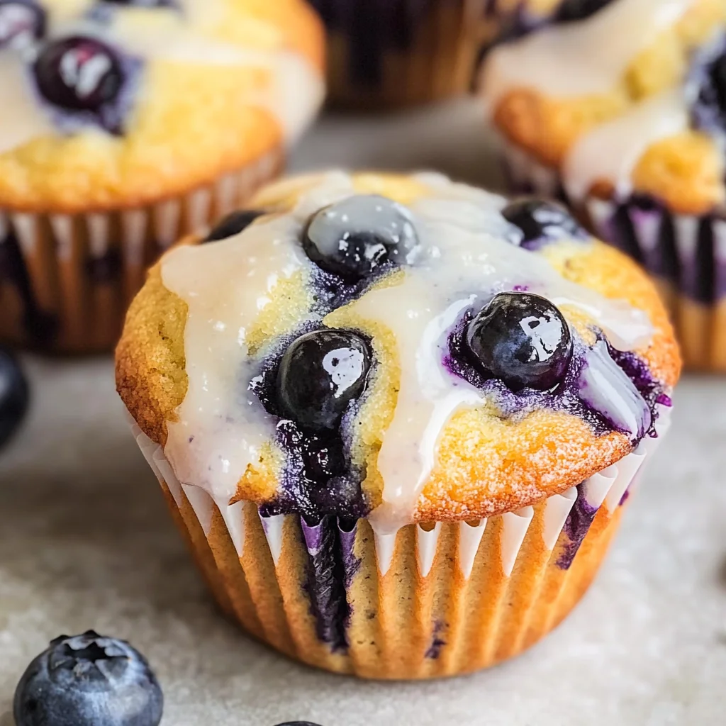 Keto Lemon Blueberry Muffins
