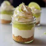 Key Lime Pie Mason Jar Desserts (no bake)