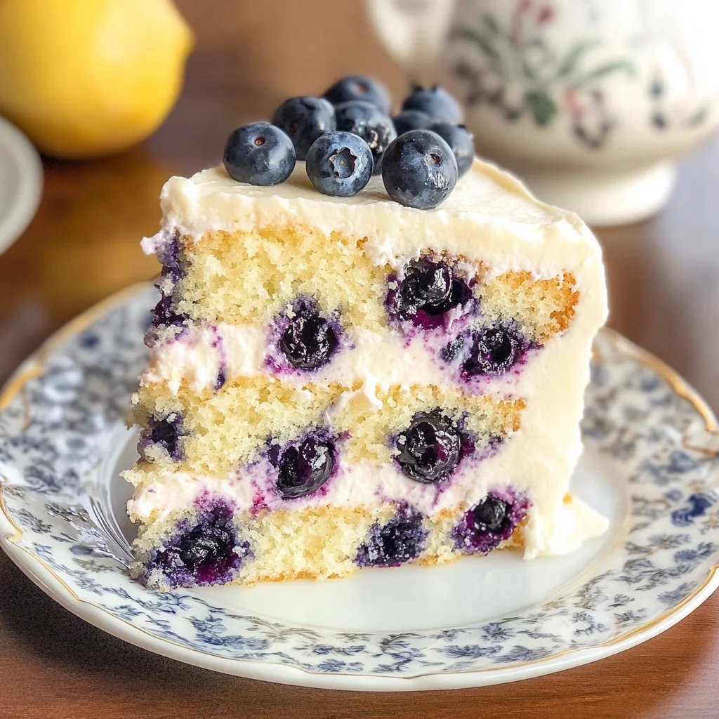 Lemon Blueberry Cake