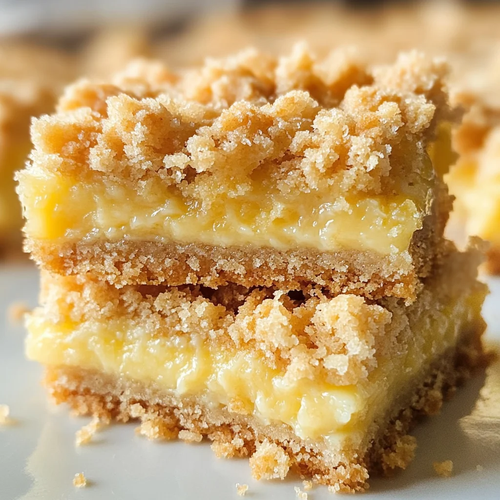 Lemon Creme Crumb Bars