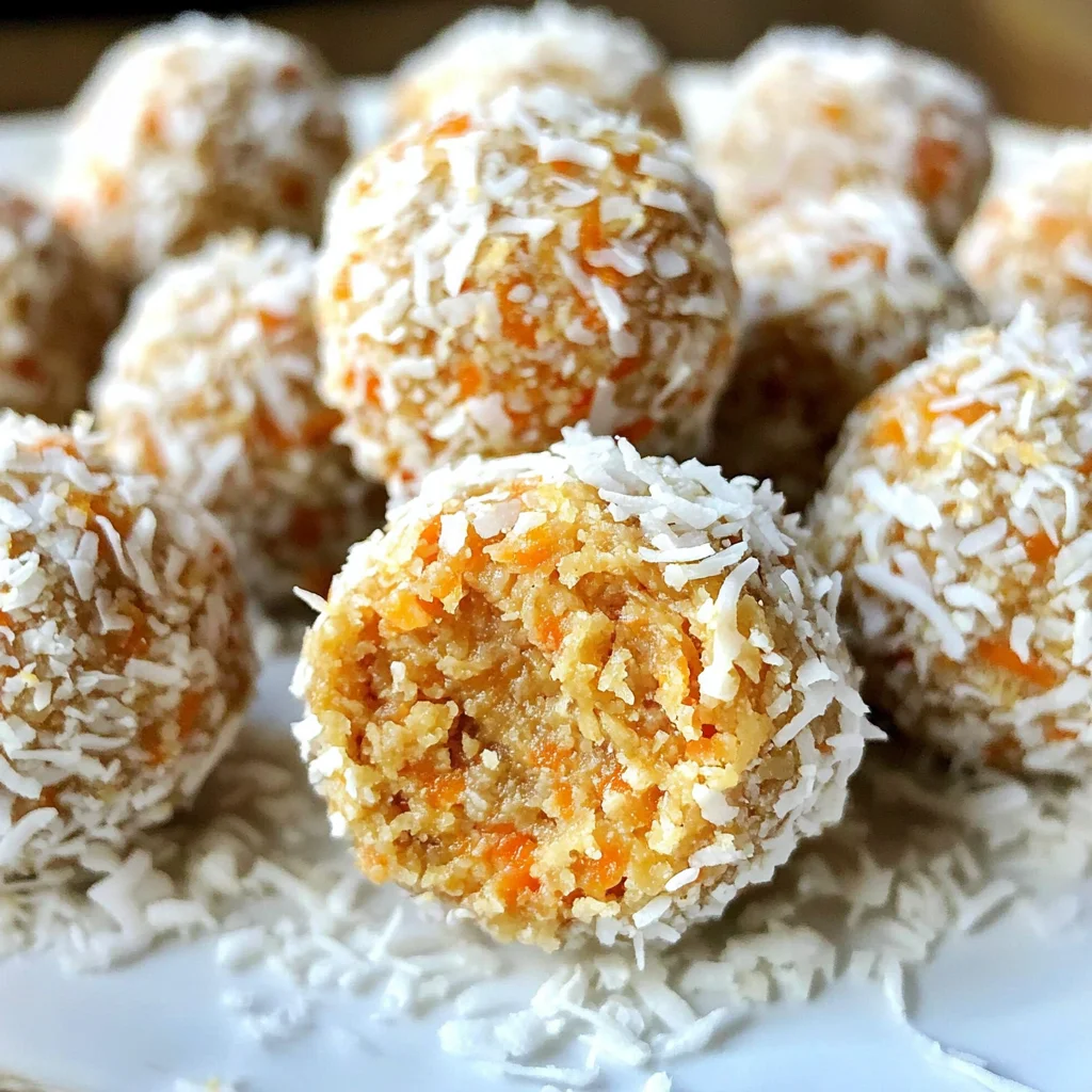 No-Bake Carrot Cake Energy Bites
