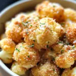 Parmesan Cauliflower Bites