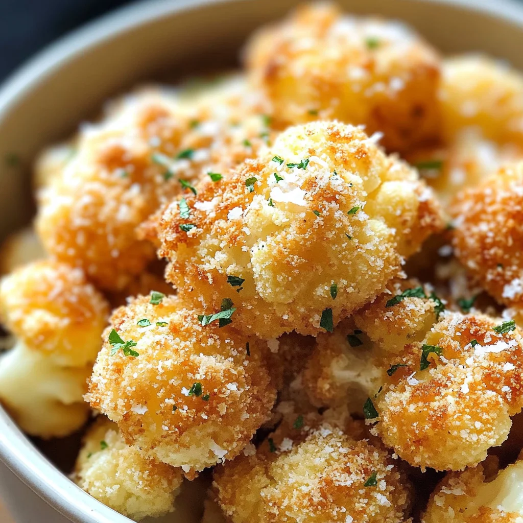 Parmesan Cauliflower Bites