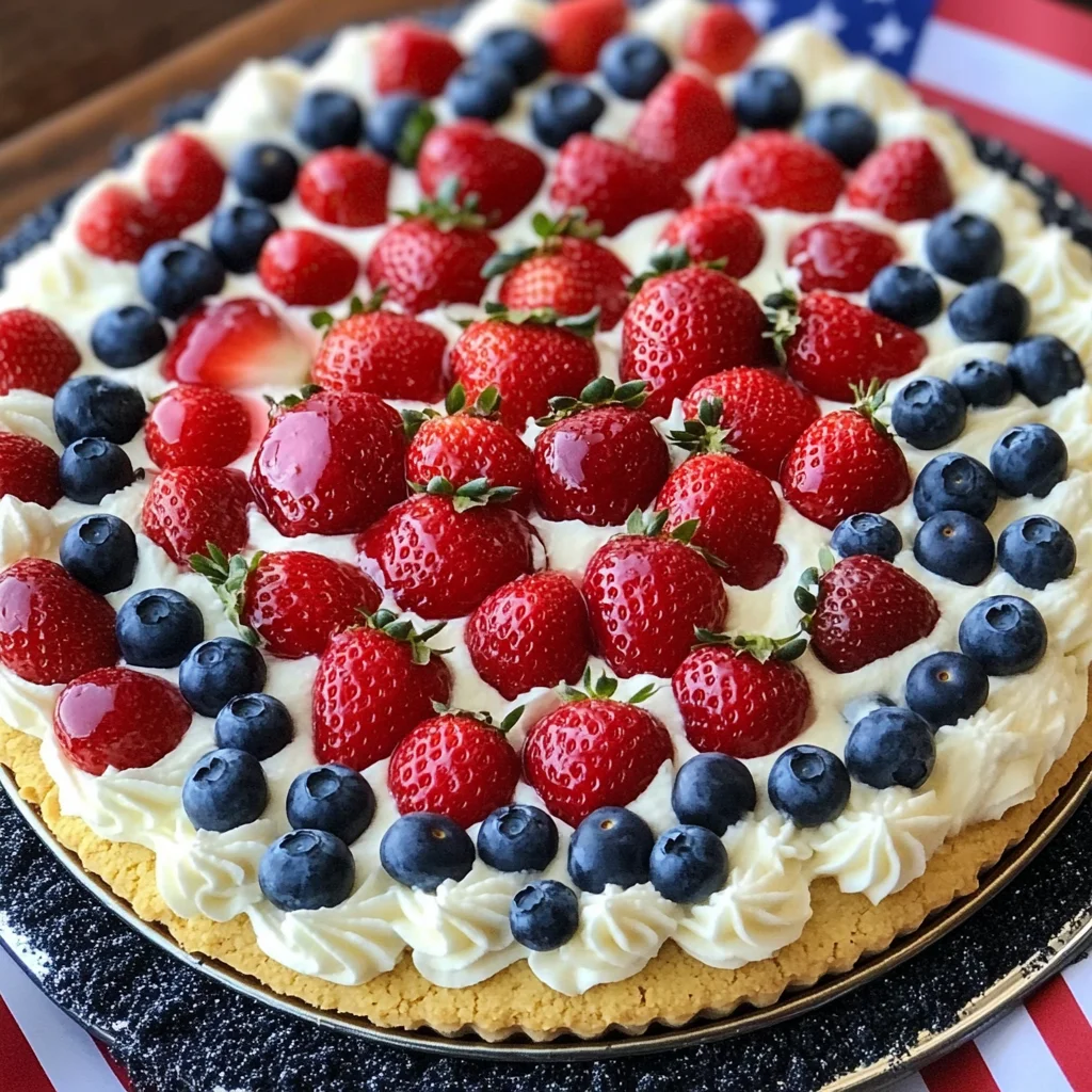 Patriotic Berry Pizza