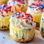 Patriotic Mini Cheesecakes