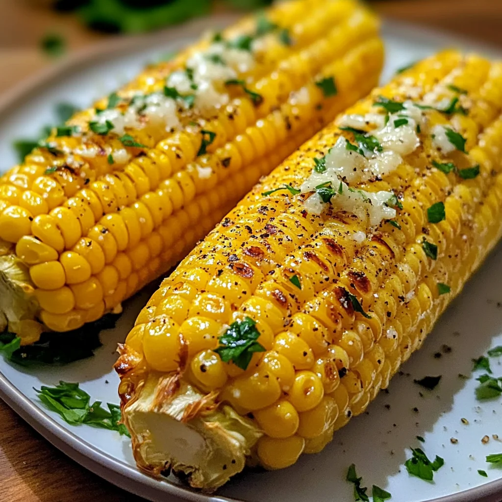 Quick Garlic Butter Corn on the Cob