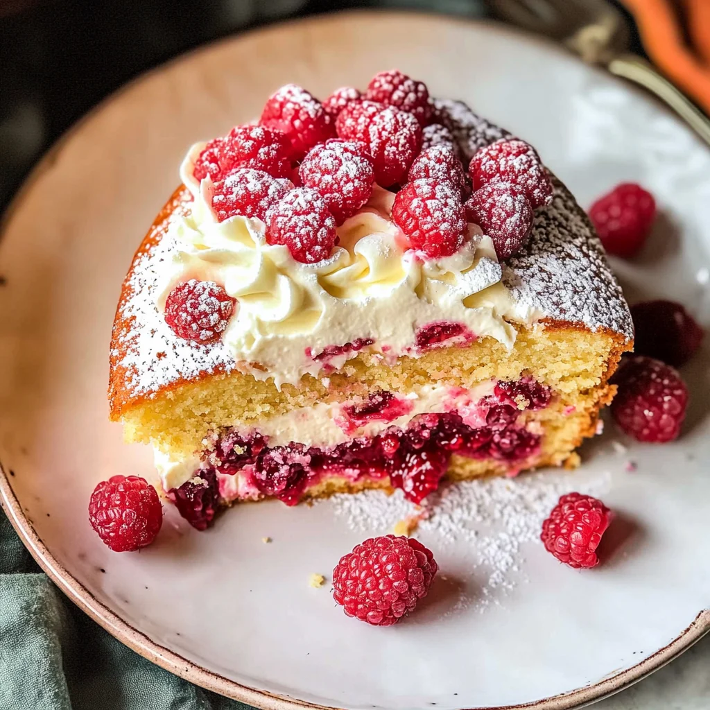 Raspberry Olive Oil Cake