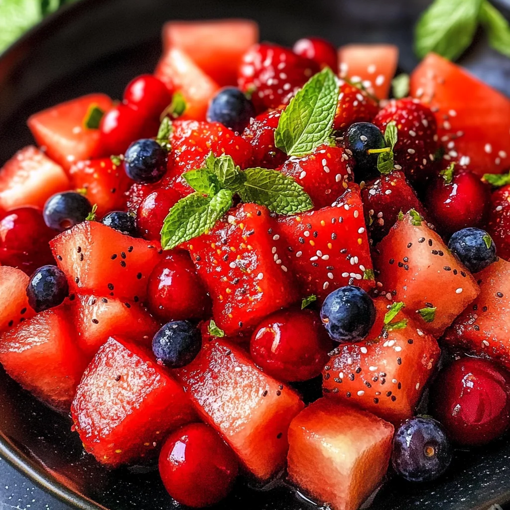 Refreshing Watermelon Salad Recipe – Easy Summer Fruit Salad