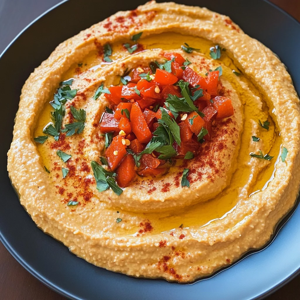 Roasted Red Pepper Hummus