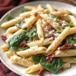 Smoked Mozzarella and Spinach Pasta Salad