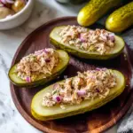 Tuna Stuffed Pickles