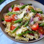 Asparagus Pasta Salad with Italian Dressing