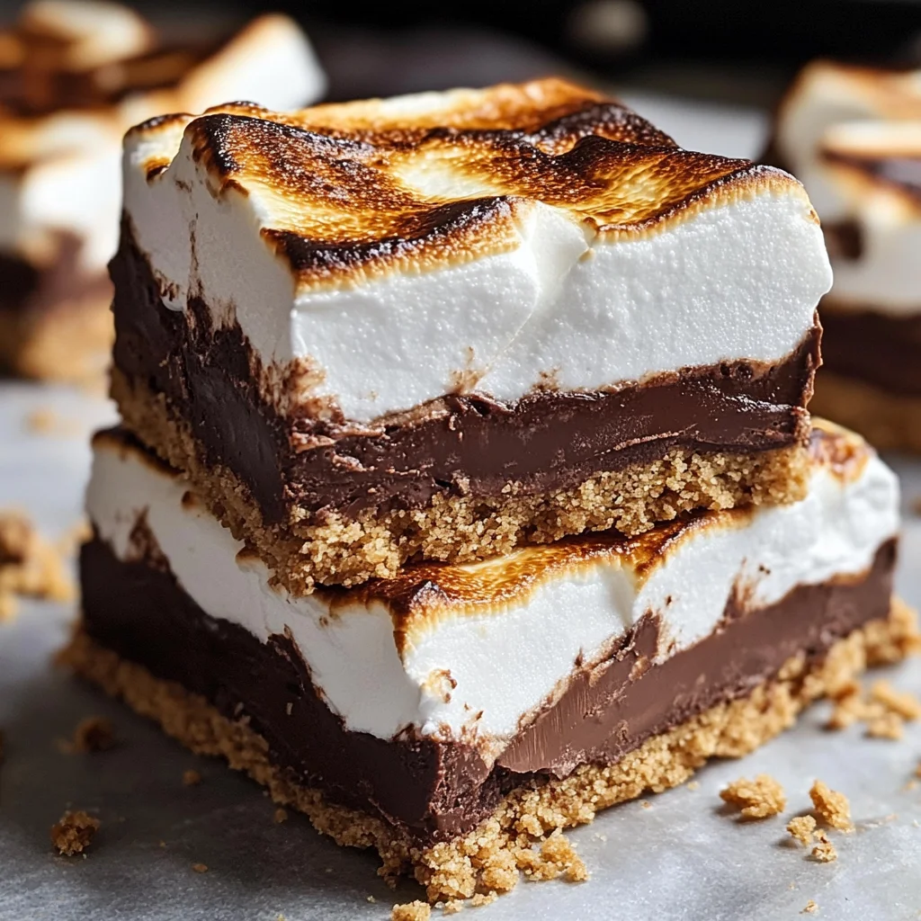 S'mores Fudge Bars